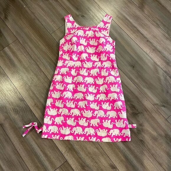 Lilly Pulitzer Pink Pattern Shift Dress Women 0‎ - Picture 1 of 4